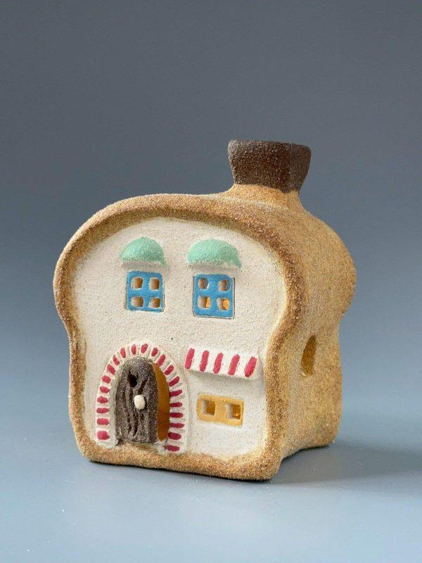 🍞 大吐司燈屋｜香氛兩用陶屋（附燈💡）